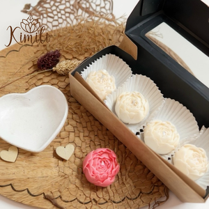 Pici Bazsarózsa (peony) gyertyák - otthon & életmód - gyertya, illat, aroma - gyertya - Meska.hu