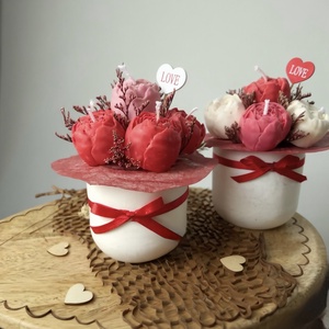 Valentin napi virágbox - Meska.hu