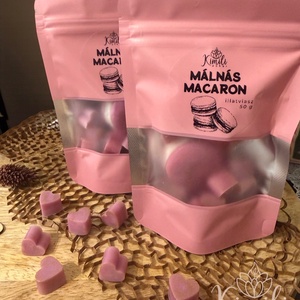Málnás macaron illatviasz - otthon & életmód - gyertya, illat, aroma - illatviasz - Meska.hu