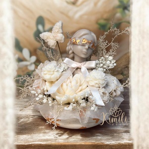 A NŐ asztaldísz, Otthon & Életmód, Virágdekoráció, Virágdíszek, Asztali virágdísz, Gyertya-, mécseskészítés, MESKA