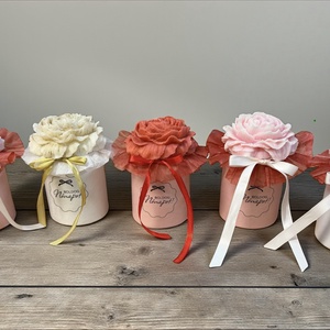 Nőnapi mini virágbox - Meska.hu