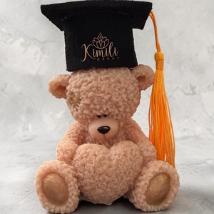 Ballagási szójaviasz maci, , Gyertya-, mécseskészítés, MESKA