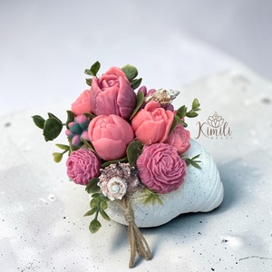 Csigás viaszdekoráció  - otthon & életmód - dekoráció - asztal és polc dekoráció - asztaldísz - Meska.hu