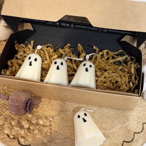 BOO! Szellem gyertyaszett � - otthon & életmód - gyertya, illat, aroma - gyertya - Meska.hu