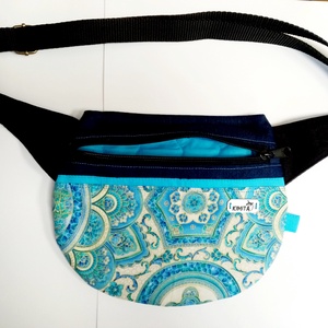 Övtáska - Mandalás - kerekített  - táska & tok - övtáska - Meska.hu