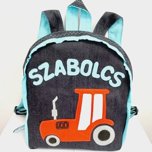 Traktoros hátizsák Szabolcs névvel - játék & sport - ovis felszerelés - ovis hátizsák - Meska.hu