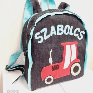 Traktoros hátizsák Szabolcs névvel - játék & sport - ovis felszerelés - ovis hátizsák - Meska.hu