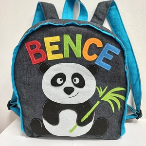 Panda macis hátizsák - játék & sport - ovis zsák & ovis szett - ovis hátizsák - Meska.hu