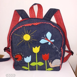 Virágos rét - Hátizsák  - játék & sport - ovis felszerelés - ovis hátizsák - Meska.hu