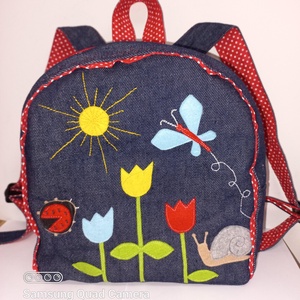 Virágos rét - Hátizsák  - játék & sport - ovis felszerelés - ovis hátizsák - Meska.hu