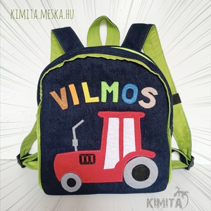 Traktoros hátizsák, Táska & Tok, Hátizsák, Kishátizsák, Varrás, MESKA