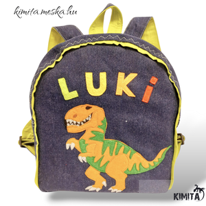 T-Rex mintás hátizsák, Táska & Tok, Hátizsák, Kishátizsák, Varrás, MESKA