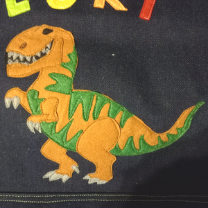 T-Rex mintás hátizsák - táska & tok - hátizsák - kishátizsák - Meska.hu