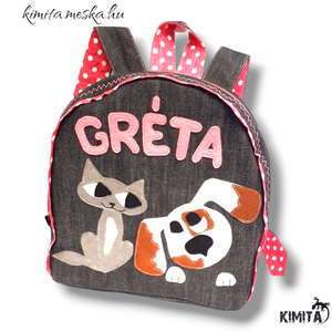 Cicás - kutyás hátizsák  - táska & tok - hátizsák - kishátizsák - Meska.hu