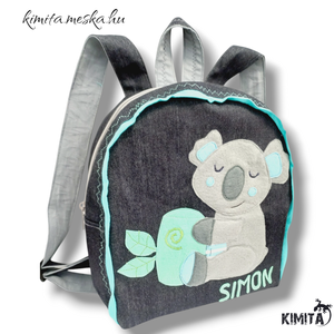 Koala macis hátizsák - táska & tok - hátizsák - kishátizsák - Meska.hu