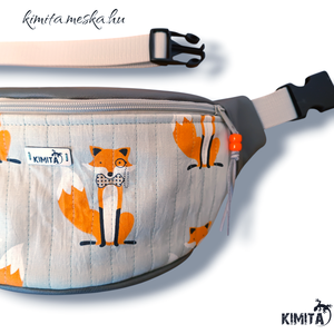 Róka mintás övtáska - Meska.hu