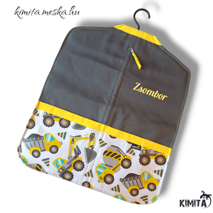 Óvodai/Ovis zsák-munkagépek - játék & sport - ovis felszerelés - ovis zsák - Meska.hu