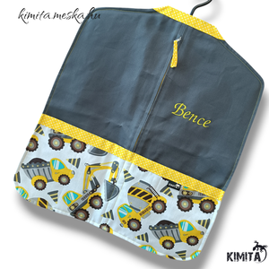 Óvodai/Ovis zsák-munkagépek - játék & sport - ovis felszerelés - ovis zsák - Meska.hu