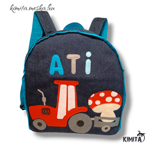 Traktoros és Elmo mintás hátizsákok - Meska.hu