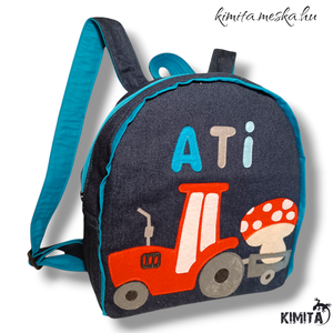 Traktoros és Elmo mintás hátizsákok - játék & sport - ovis felszerelés - ovis hátizsák - Meska.hu