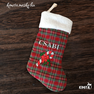 Mikulás zokni - Meska.hu