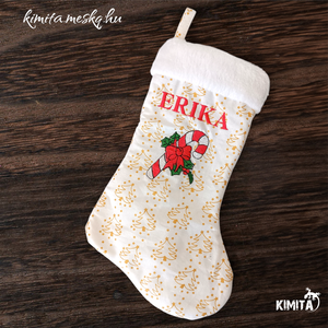 Mikulás zokni - Meska.hu