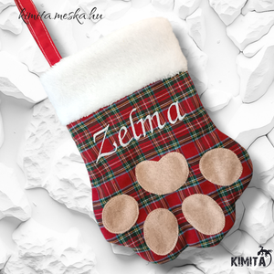 Karácsonyi ajándékzokni kutyusoknak - Meska.hu