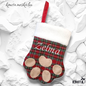 Karácsonyi ajándékzokni kutyusoknak - karácsony - mikulás - mikulás csizma és zokni - Meska.hu