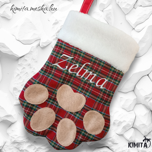 Karácsonyi ajándékzokni kutyusoknak - karácsony - mikulás - mikulás csizma és zokni - Meska.hu