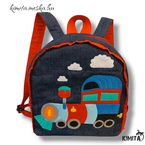 Mozdonyos hátizsák - Meska.hu