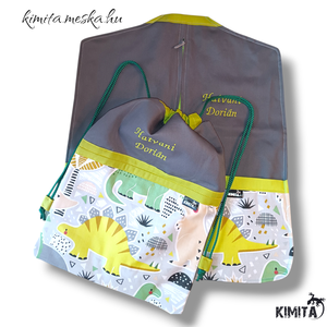 Óvodai/Ovis zsák- dínós - játék & sport - ovis felszerelés - ovis zsák - Meska.hu