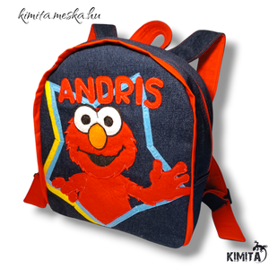 Elmo Hátizsák - táska & tok - hátizsák - kishátizsák - Meska.hu