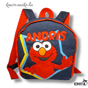 Elmo Hátizsák - táska & tok - hátizsák - kishátizsák - Meska.hu