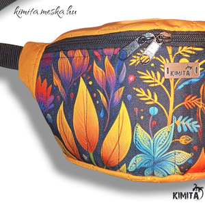 Levél mintás övtáska - táska & tok - övtáska - Meska.hu