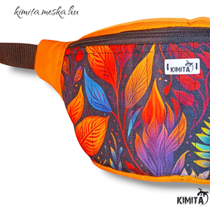 Levél mintás övtáska - táska & tok - övtáska - Meska.hu