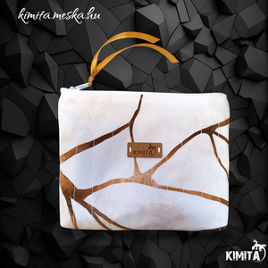 Kis méretű neszesszer - arany-márvány, Táska & Tok, Neszesszer, Varrás, MESKA