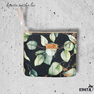 Kis méretű neszesszer - levelek - táska & tok - neszesszer - Meska.hu