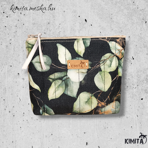 Kis méretű neszesszer - levelek - táska & tok - neszesszer - Meska.hu