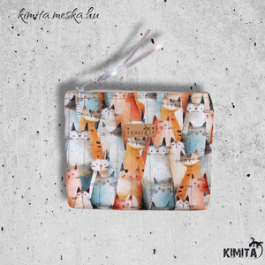 Kis méretű neszesszer - cicák - táska & tok - neszesszer - Meska.hu