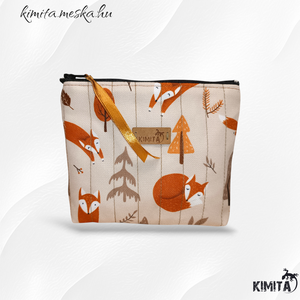 Kis méretű neszesszer - róka - Meska.hu