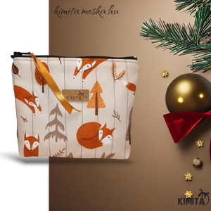 Kis méretű neszesszer - róka - táska & tok - neszesszer - Meska.hu