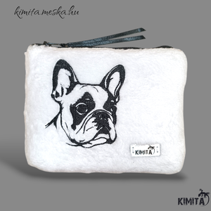 Kis méretű neszesszer - Boston terrier - táska & tok - neszesszer - Meska.hu