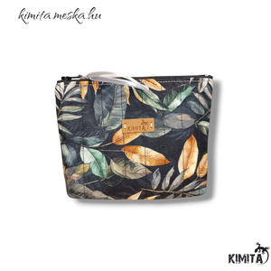 Kis méretű neszesszer - levelek - táska & tok - neszesszer - Meska.hu