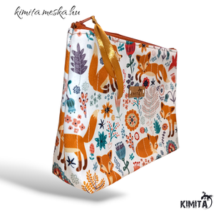 Neszesszer - róka mintás - táska & tok - neszesszer - Meska.hu
