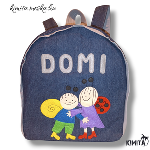 Mese mintás hátizsák - táska & tok - hátizsák - kishátizsák - Meska.hu