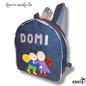 Mese mintás hátizsák - táska & tok - hátizsák - kishátizsák - Meska.hu