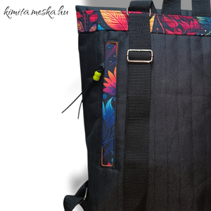 Leveles roll-top hátizsák - táska & tok - hátizsák - roll top hátizsák - Meska.hu