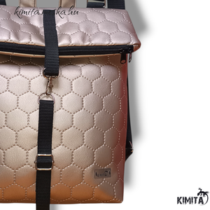 Arany roll-top hátizsák - Meska.hu