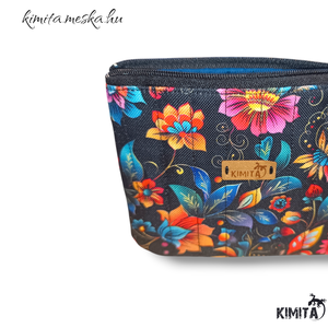 Kis méretű neszesszer - virágok - táska & tok - neszesszer - Meska.hu