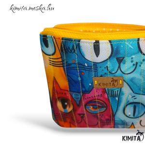 Kis méretű neszesszer - cicák - táska & tok - neszesszer - Meska.hu
